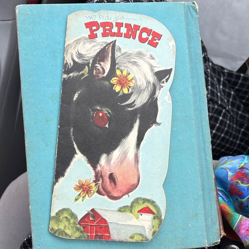Antique Childrens Book "Prince" 1949 pony story circus pictures ephemera